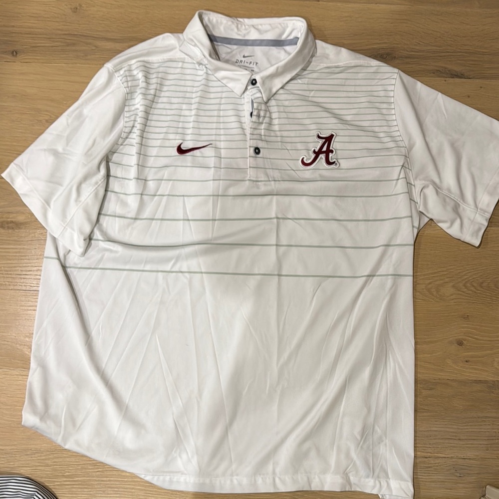 Nike White Polo Shirt